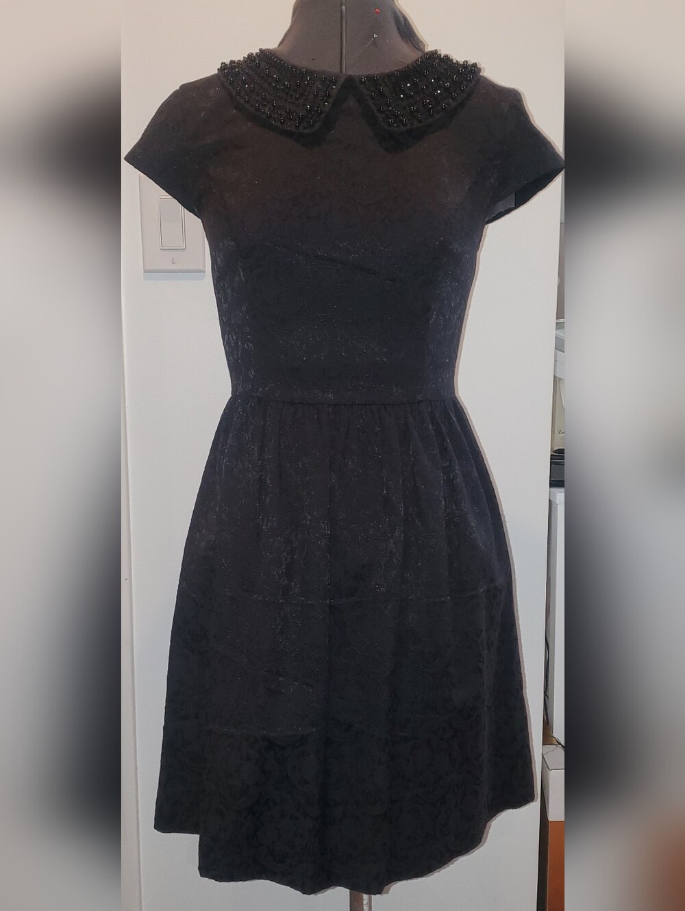 Kensie Black Lace Midi Dress